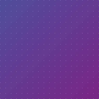Soyut fütüristik noktalar mor gradyan modern arka plan. Grunge noktalı arkaplan. Web afişleri, posterler, kartlar, duvar kağıtları, siteler için tasarım öğesi. Vektör illüstrasyonu.