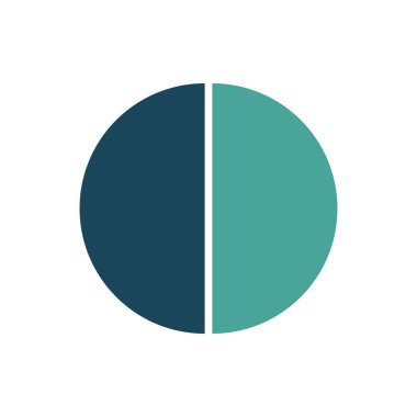 Daire Infographic şablonu. 2 seçme hakkı ile vektör düzeni. Döngü Diyagramı, yuvarlak grafik, grafik, faaliyet raporu, sunu, web tasarım, adım adım infographics için kullanılabilir.