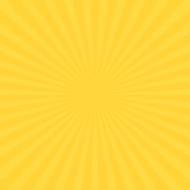 Soyut yumuşak parlak sarı degrade arka plan ışınları. geometrik yaz Parlatıcı. Vektör çizim.