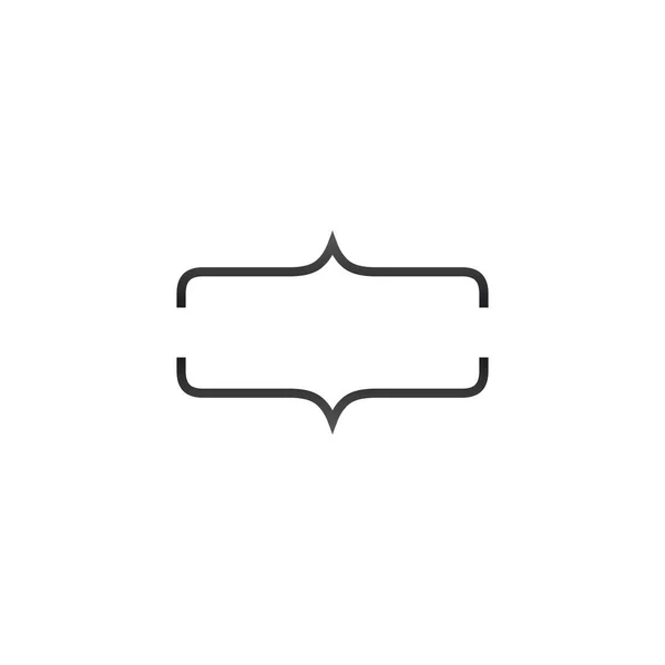 Quote symbol. Bracket icon. vector illustration for web design