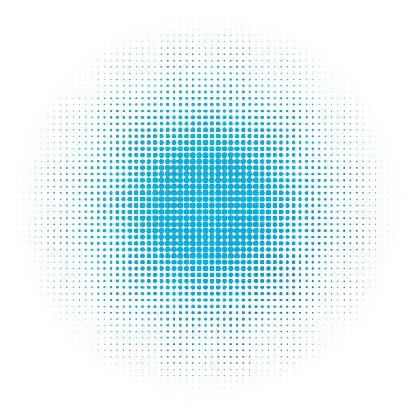 青い抽象ベクトル円の点や点のデザインテクスチャ。ベクターイラスト. — ストックベクタ