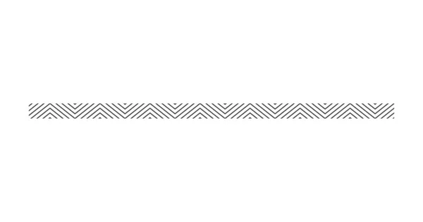 Línea zigzag línea divisora de página, elemento de diseño gráfico. Separador Zigzag. Ilustración vectorial aislada sobre fondo blanco . — Vector de stock