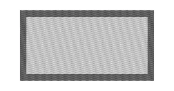 Plantilla de marco rayado. ilustración vectorial aislada sobre fondo blanco . — Vector de stock