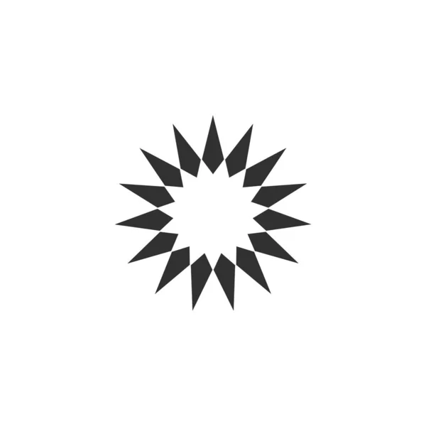 Süs çemberi çiçek soyut vektör logosu tasarımı şablon iş simgesi sanat simgesi konsepti veya logo olarak kullanılabilir. — Stok Vektör