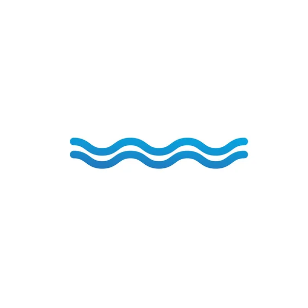Icono de contorno de olas, moderno estilo de diseño plano minimalista. Símbolo de línea delgada de onda, ilustración vectorial aislada sobre fondo blanco . — Vector de stock