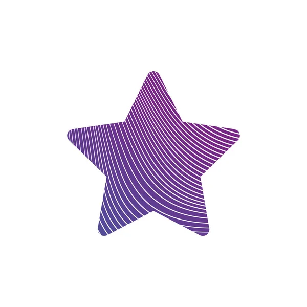 Star λογότυπο. Ελάχιστη αφηρημένο σύμβολο. Γεωμετρικό σχέδιο. Γραμμές ως στοιχείο του star. Εικονογράφηση διάνυσμα που απομονώνονται σε λευκό φόντο. — Διανυσματικό Αρχείο