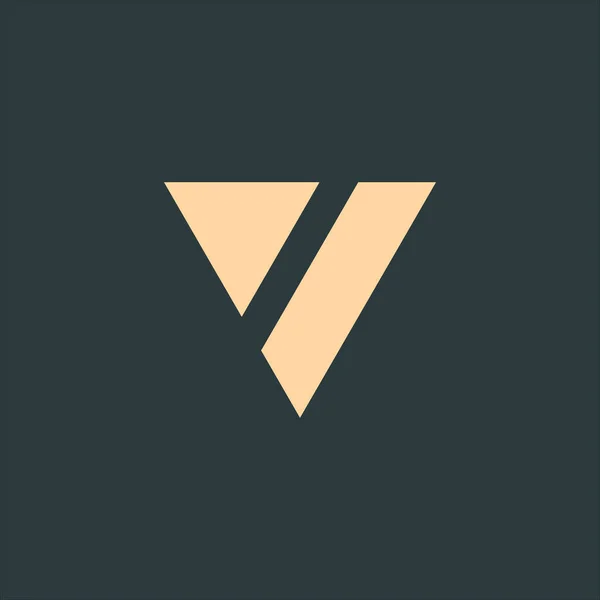 Emblem Letter Geometric Logo Technology Business Identity Concept Creative Corporate — Stock Vector
