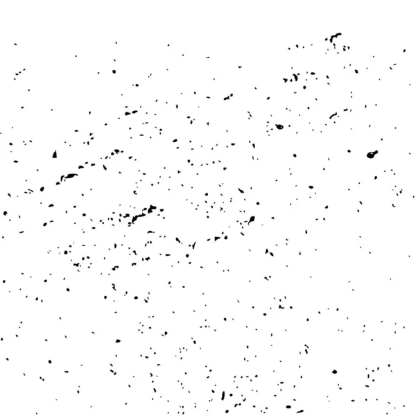 黑色和白色的灰尘 油漆滴落或噪音颗粒覆盖的背景 — 图库矢量图片