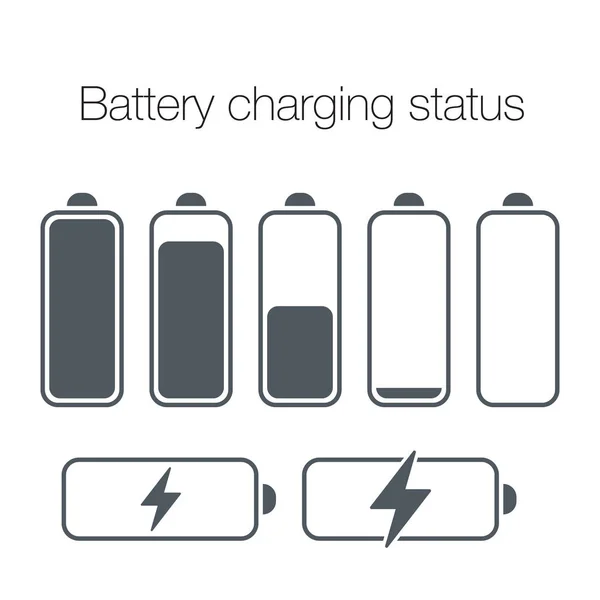 Ladezustand der Batterie. — Stockvektor