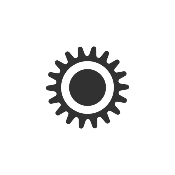 Cog pictogram, instelling symbool. Moderne, eenvoudige platte vectorillustratie voor website of mobiele app. Stock Vector illustratie geïsoleerd op witte achtergrond. — Stockvector