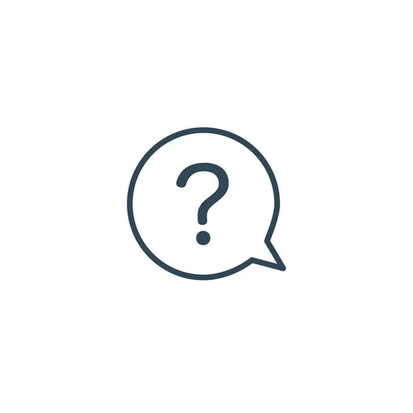 Blase Und Fragezeichen Faq Symbol Mit Chatblase Kommunikationskonzept Illustration Eines — Stockvektor