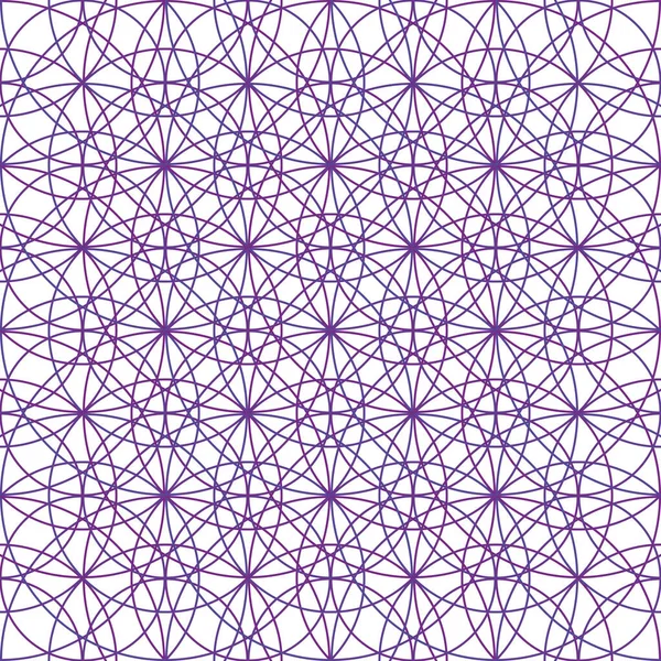 Абстрактный Геометрический Бесшовный Рисунок Кругов Изолированная Векторная Иллюстрация — стоковое фото