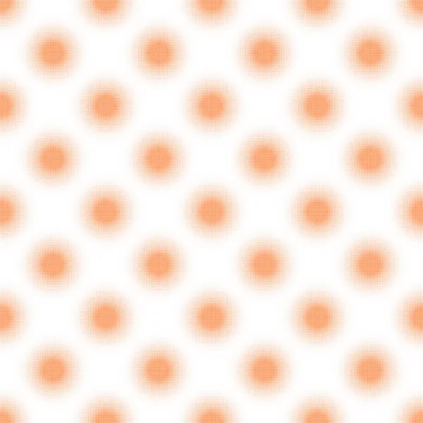 Orange Seamless Halftone Pattern Seamless Dots Pattern Stock Vector Illustration — Stock Vector