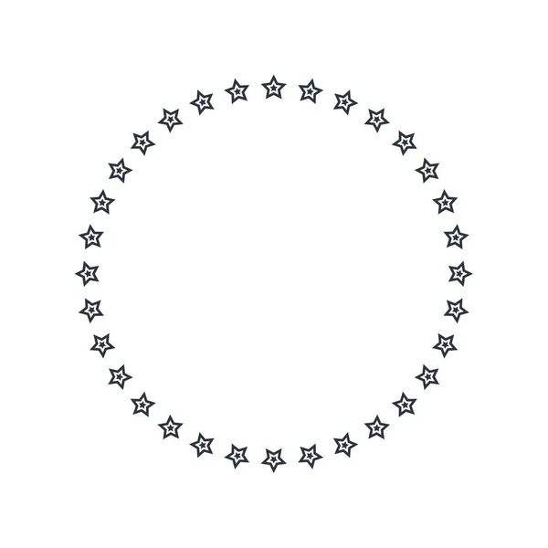 Cadre étoiles 3 — Image vectorielle