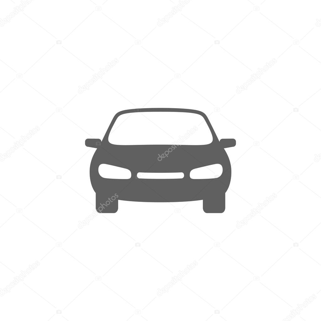 Car graphic icon. Auto sign isolated on white background. Vehicle    symbol. Vector illustration