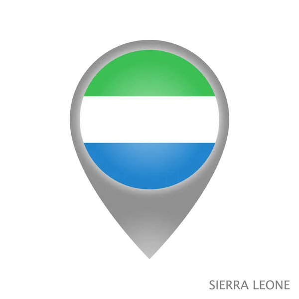 Sierra Leona punto — Vector de stock