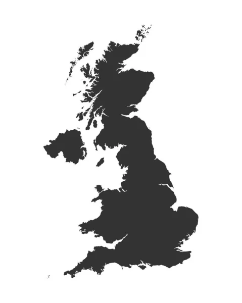UK karta — Stock vektor