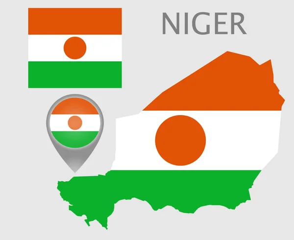 Níger — Vector de stock
