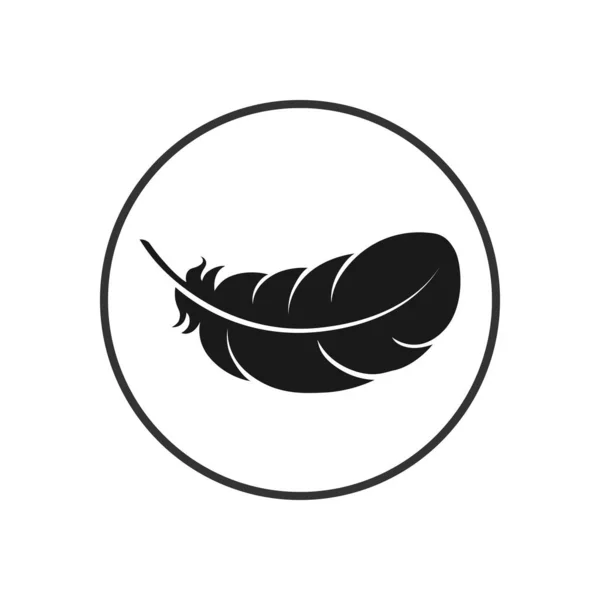 Símbolo de pluma — Vector de stock