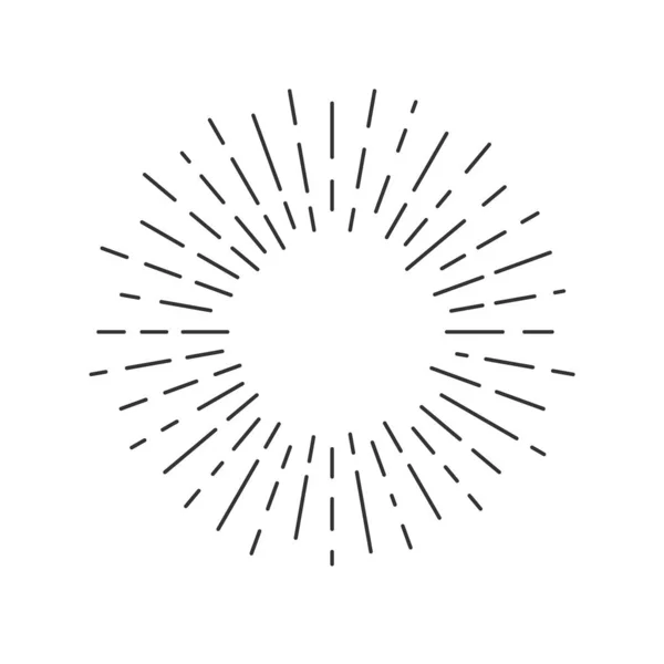 Panneau rayonnant — Image vectorielle