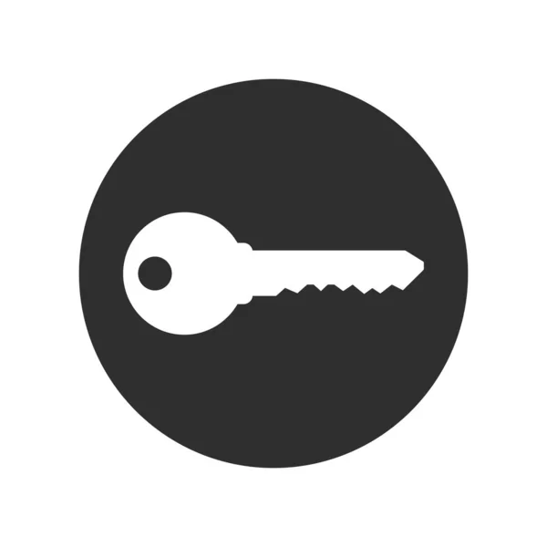 Nyckel från lås — Stock vektor