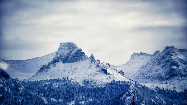 the landscape in the white mountains of Ergaki