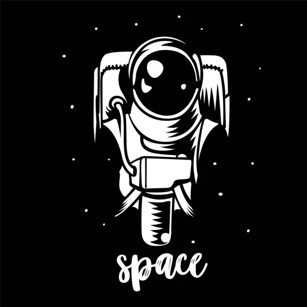 astronot siyah beyaz resim