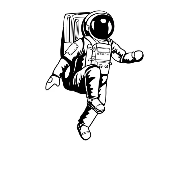 Uzay ve gezegen üzerinde yürüme astronot