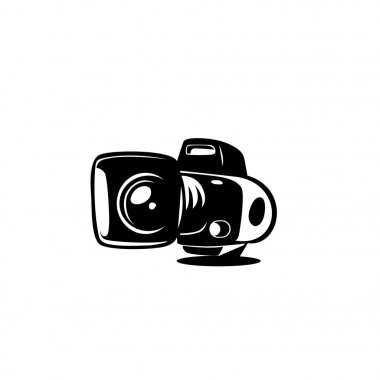 minimal logo of camera vector illutration. clipart