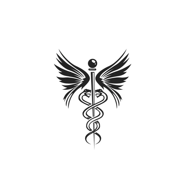 Minimalne logo lekarze symbol wektor ilustracja. — Wektor stockowy