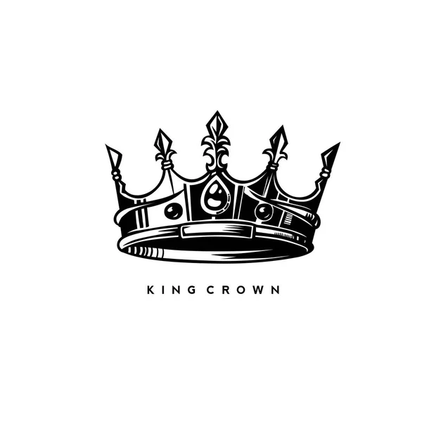 Jednoduchý kings crown vektorové ilustrace — Stockový vektor