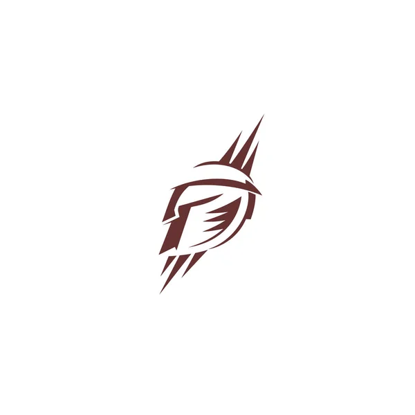 Gladyatör Spartalı logo vektör çizim