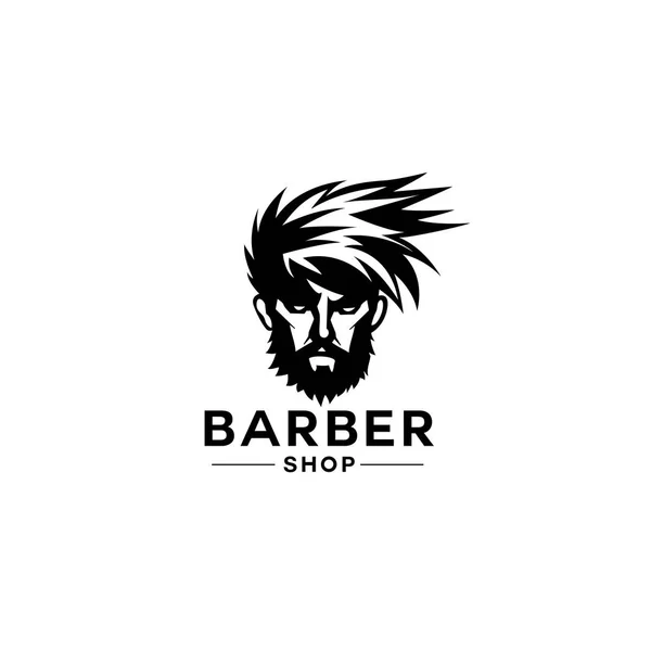 Vintage hairsytle vektör çizim