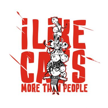 Kediler piramit vektör çizim tasarım.