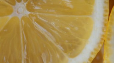 Limon dilimleri, yakın çekim, yemek yazları