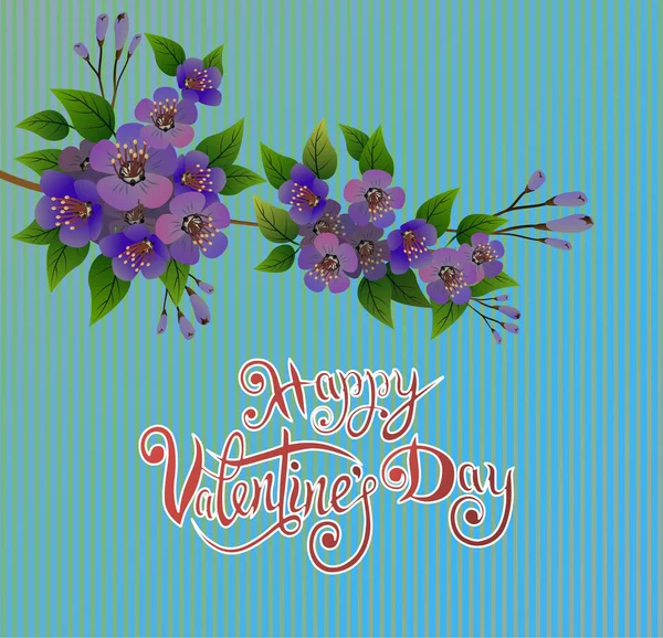 Saint Valentin fête poster design. — Image vectorielle