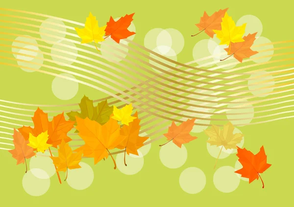 Vector autumn background — Stock Vector