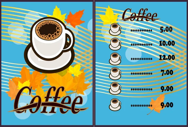 Café ilustración diseño elementos vintage vector — Vector de stock