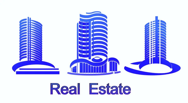 Set di icone vettoriali Immobiliare — Vettoriale Stock