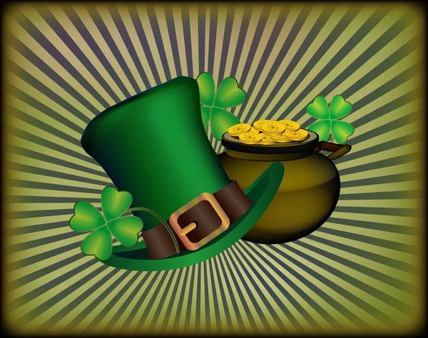 St. Patrick's Day greeting. — Wektor stockowy
