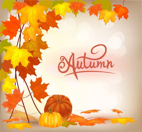 Autumn foliage vector sale banner — Stock Vector