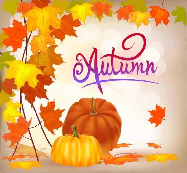 Autumn foliage vector sale banner — Stock Vector