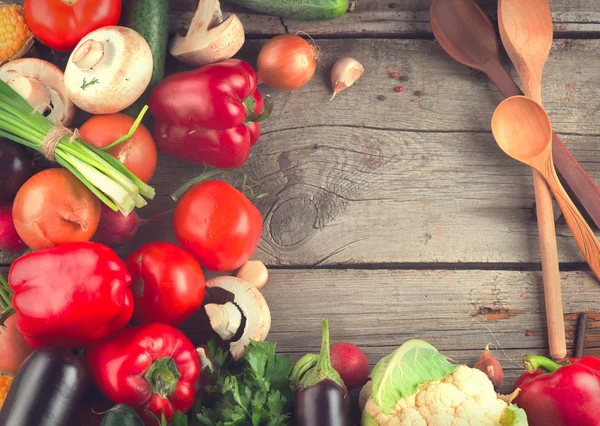 Verduras ecológicas saludables — Foto de Stock