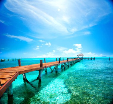 Karayip adada tropikal beach resort