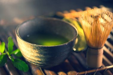 Görünüm organik Japon Yeşil matcha çay