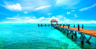 Karayip adada tropikal beach resort