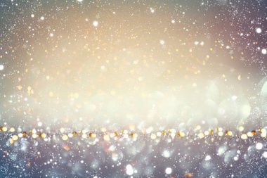 Tatil ışıklar ve bokeh parlayan arka plan