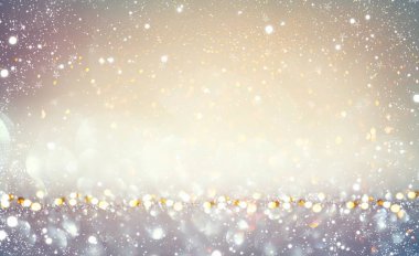 Tatil ışıklar ve bokeh parlayan arka plan