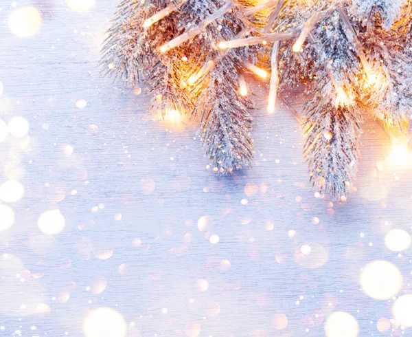 Рождественское Украшение Фоне Белого Дерева — стоковое фото