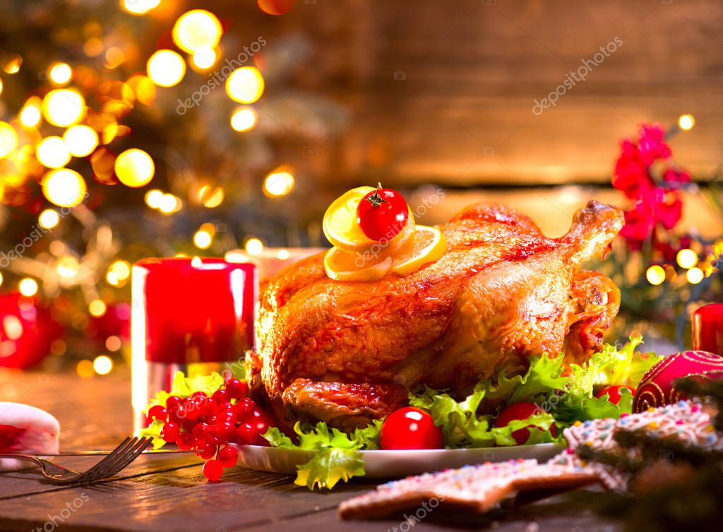 Fondo: cena navideña | Fiesta Asado Pavo Para Cena Navidad Fondo